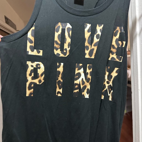 PINK black tank top. - Picture 1 of 2